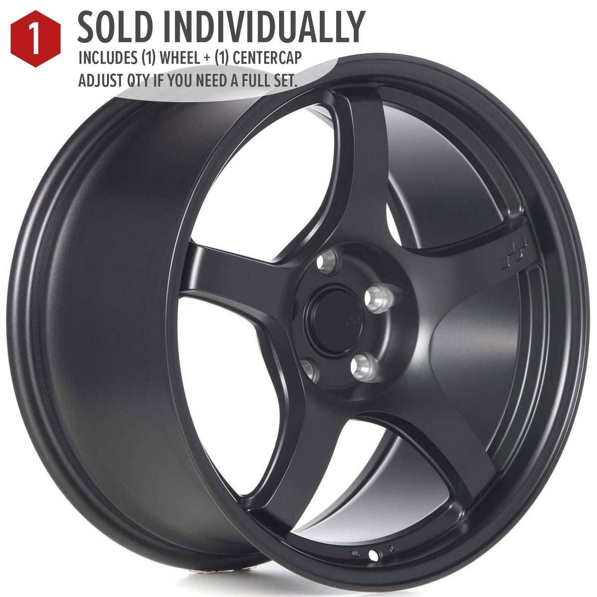 Circuit Performance CSF5 Matte Gunmetal 5x114.3 | 18x9.5 | +25mm / 6.23