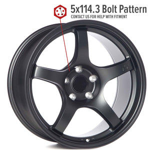Circuit Performance CSF5 Matte Gunmetal 5x114.3 | 18x9.5 | +25mm / 6.23