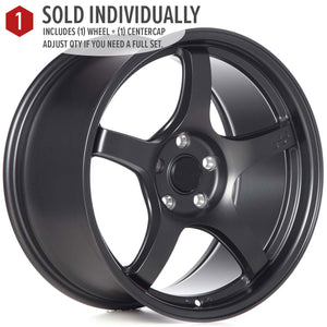 Circuit Performance CSF5 Matte Gunmetal 5x114.3 | 18x9.5 | +38mm / 6.75