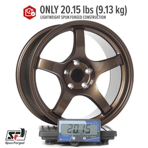 Circuit Performance CSF5 Gloss Bronze 5x114.3 | 18x9.5 | +25mm / 6.23