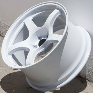Circuit Performance CSF5 Gloss White 5x120 | 18x9.5 | +12mm / 5.72