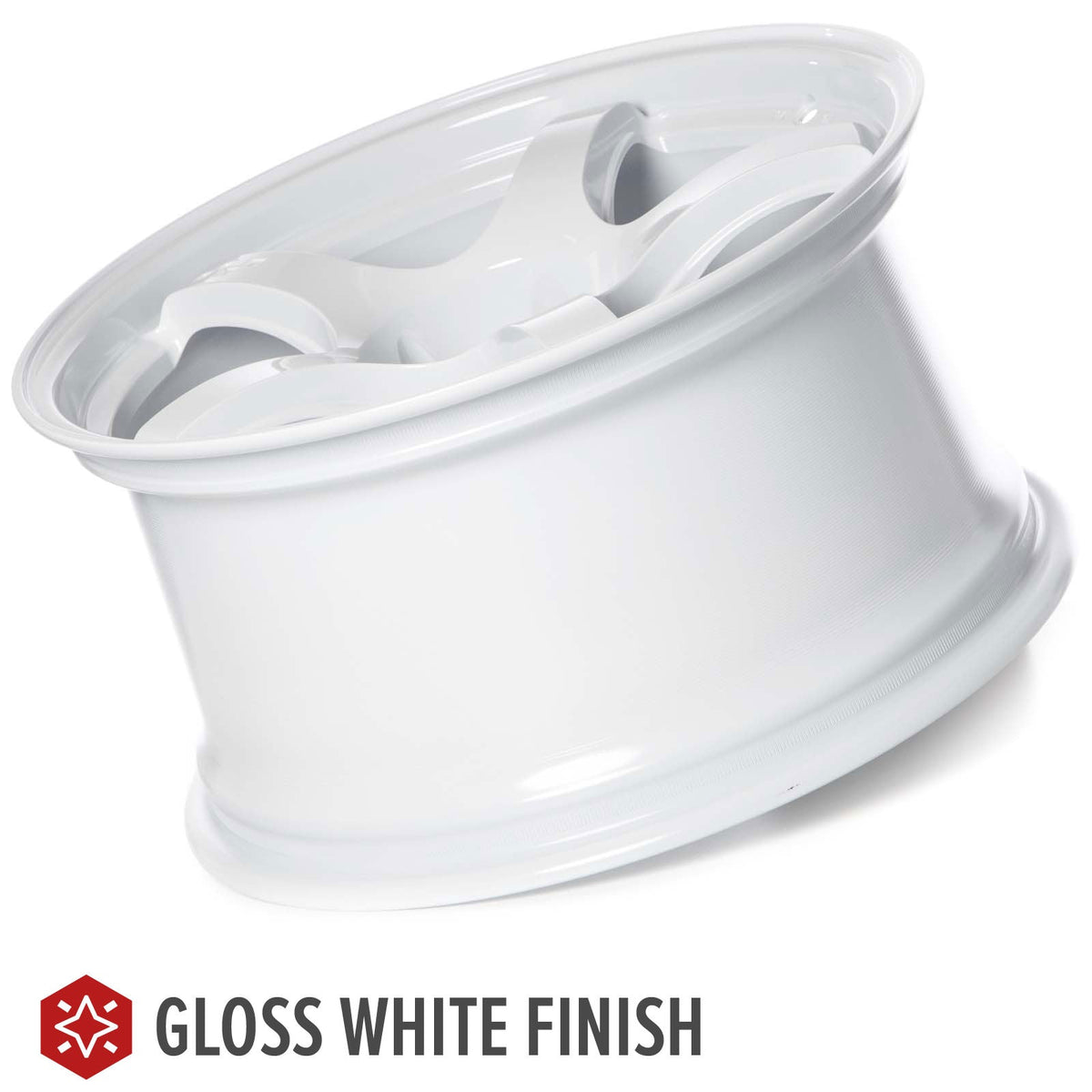 Circuit Performance CSF5 Gloss White 5x114.3 | 18x9.5 | +12mm / 5.72