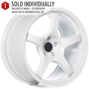 Circuit Performance CSF5 Gloss White 5x120 | 18x9.5 | +12mm / 5.72