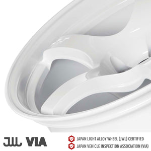 Circuit Performance CSF5 Gloss White 5x114.3 | 18x9.5 | +12mm / 5.72