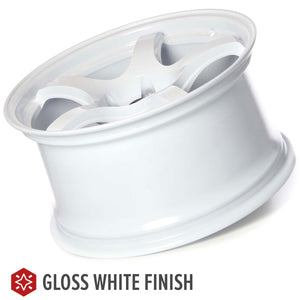 Circuit Performance CSF5 Gloss White 5x114.3 | 18x9.5 | +25mm / 6.23