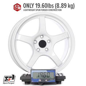 Circuit Performance CSF5 Gloss White 5x114.3 | 18x9.5 | +38mm / 6.75
