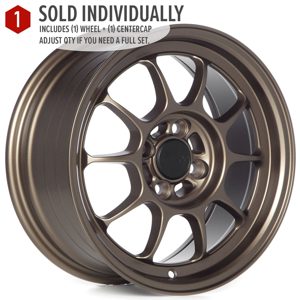 Circuit Performance CSF9 Matte Bronze 4x100 | 15x7 | +35mm / 5.38