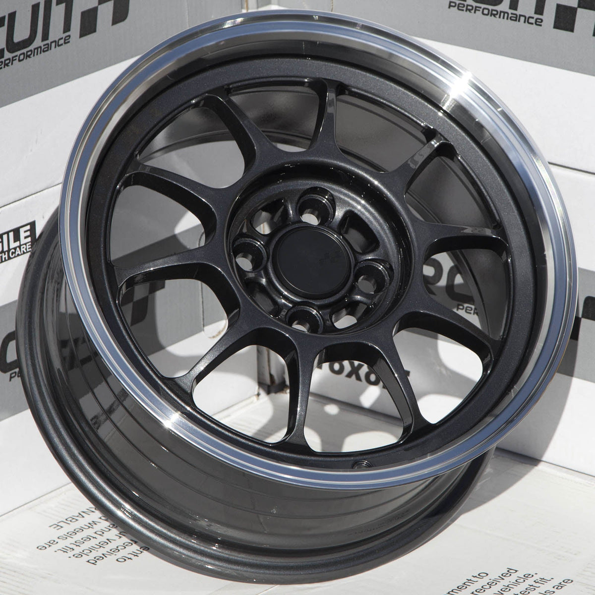 Circuit Performance CSF9 Gloss Gunmetal 4x100 | 15x7 | +35mm / 5.38