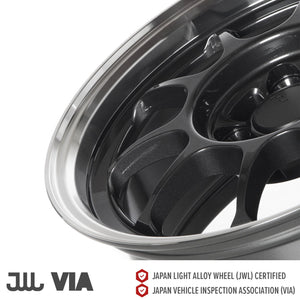 Circuit Performance CSF9 Gloss Gunmetal 4x100 | 15x7 | +35mm / 5.38