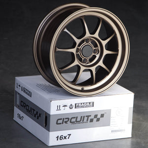 Circuit Performance CSF9 Matte Bronze 4x100 | 16x7 | +35mm / 5.38