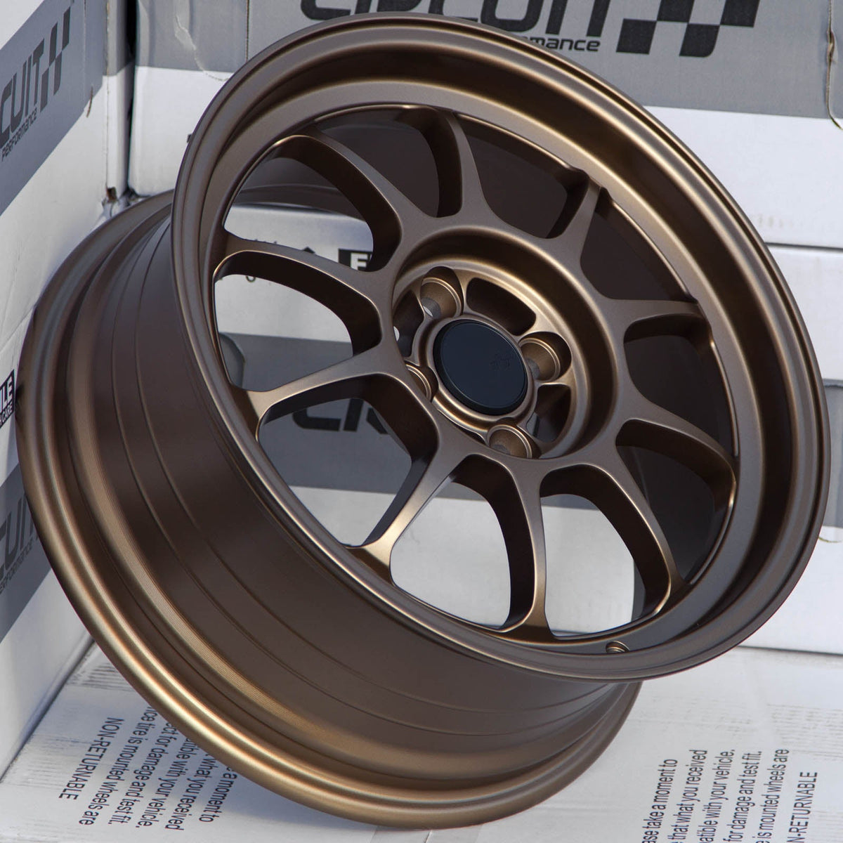 Circuit Performance CSF9 Matte Bronze 4x100 | 16x7 | +35mm / 5.38