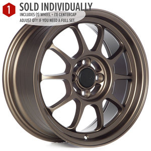 Circuit Performance CSF9 Matte Bronze 4x100 | 16x7 | +35mm / 5.38