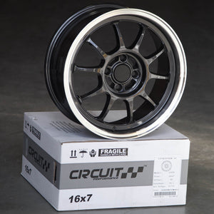 Circuit Performance CSF9 Gloss Gunmetal 4x100 | 16x7 | +35mm / 5.38