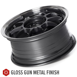 Circuit Performance CSF9 Gloss Gunmetal 4x100 | 16x7 | +35mm / 5.38