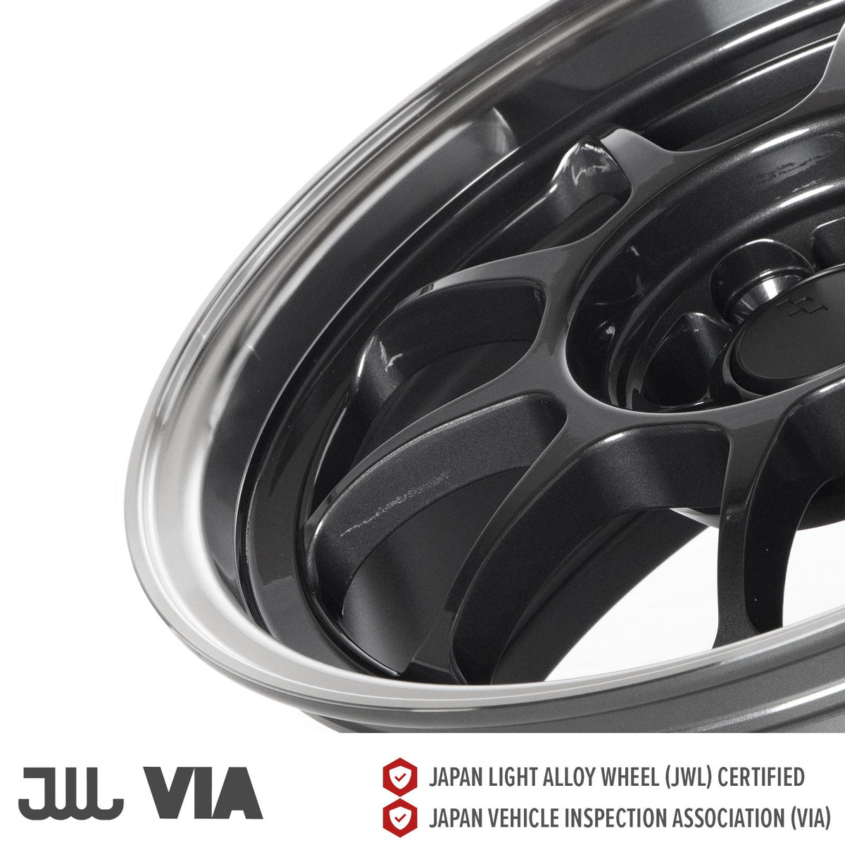 Circuit Performance CSF9 Gloss Gunmetal 4x100 | 16x7 | +35mm / 5.38