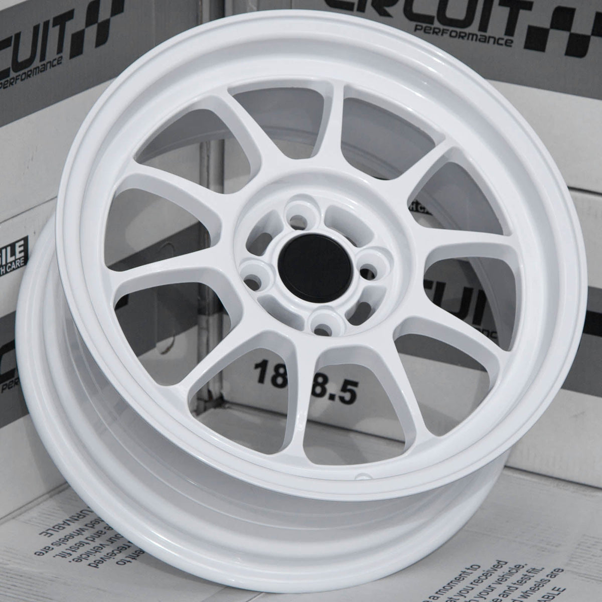 Circuit Performance CSF9 Gloss White 4x100 | 16x7 | +35mm / 5.38