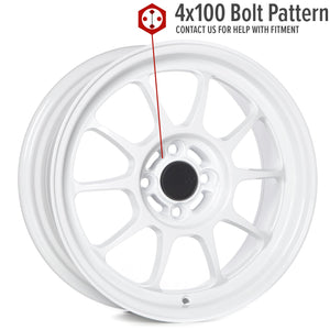 Circuit Performance CSF9 Gloss White 4x100 | 16x7 | +35mm / 5.38