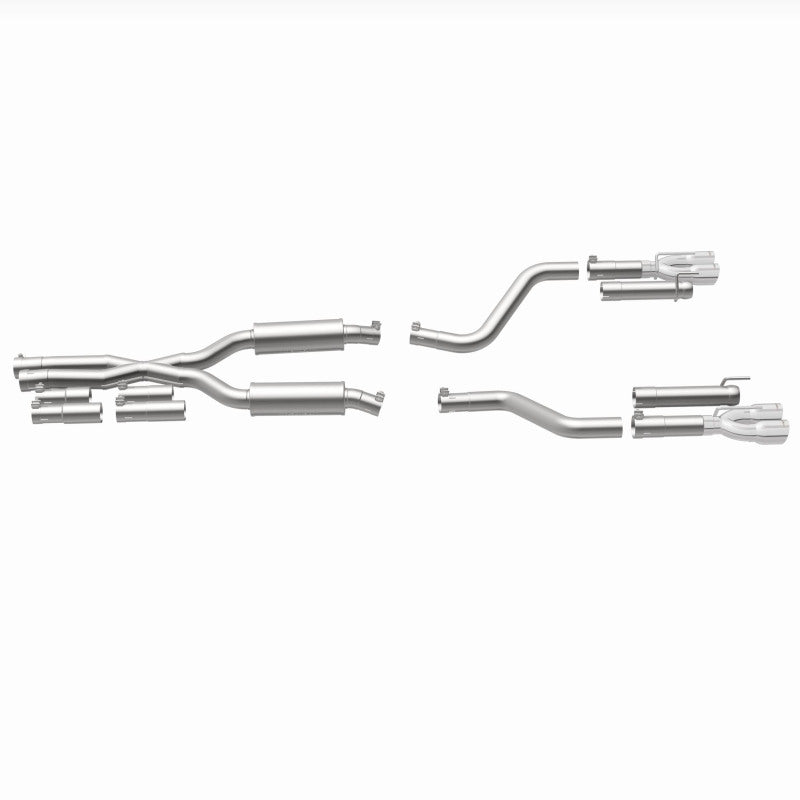 MagnaFlow 2017+ Dodge Challenger 409 SS Polished 3in Quad Tips Cat-Back Exhaust