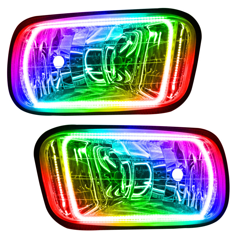 Oracle Dodge Ram 09-13 LED Fog Halo Kit - ColorSHIFT