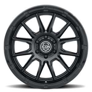 ICON Alloys Cajon 20x9 / 6x5.5 / 0mm / 5in BS Double Black Wheel