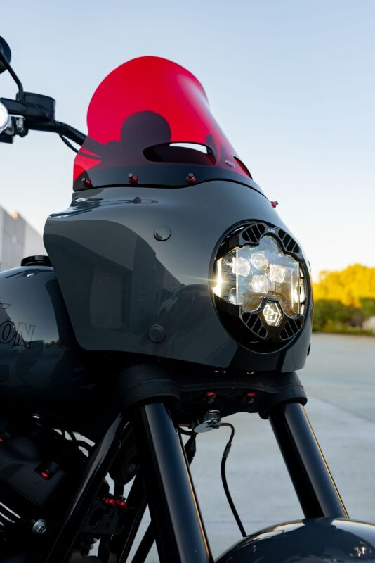 Baja Designs Harley D 82-17 Dyna/ FXR/ Softail DOT LP6 LED Headlight Kit DRL - White