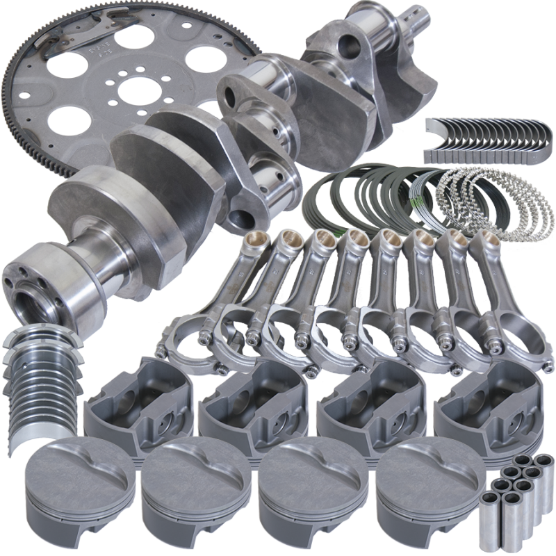 Eagle Chevy LT1350 1Pc 3.750in Crank 6.000in I-Beam 4.040in Pistons 153 Tooth FP Balanced Assembly
