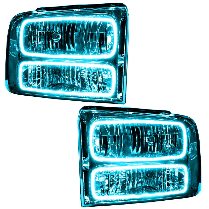 Oracle 05-07 Ford F-250/350 SMD HL - Chrome - ColorSHIFT w/ 2.0 Controller