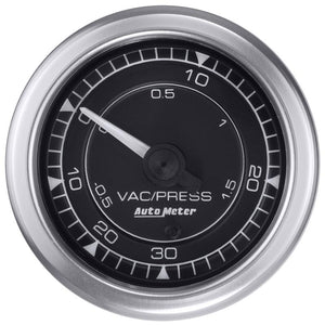 Autometer Chrono 2-1/16in 30INHG-30PSI Vacuum/Boost Gauge