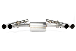 Dinan 23-26 BMW M240i/M240i xDrive (G42) Valved Axleback Exhaust System - Black Tips