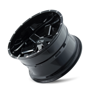 ION Type 141 20x9 / 5x150 BP / 0mm Offset / 110mm Hub Gloss Black Milled Wheel