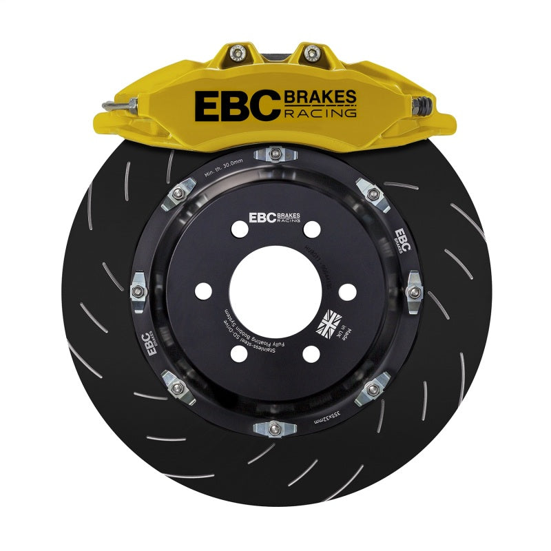 EBC Racing 13-22 Volkswagen Golf GTI MK7/MK8 2.0T Yellow Apollo-6 Front Right Caliper