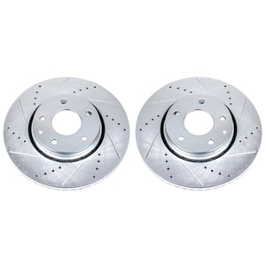 Power Stop 16-19 Mazda CX-5 Front Evolution Drilled & Slotted Rotors - Pair