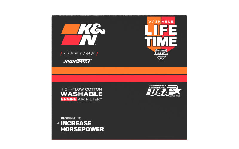 K&N Universal Chrome Filter 1 3/8 inch FLG / 2 1/2 inch Base / 2 inch Top / 2 1/4 inch Height