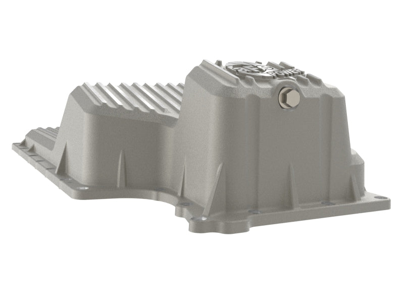 aFe 20-25 GM Trucks Engine Oil Pan - Raw w/ Machined Fins