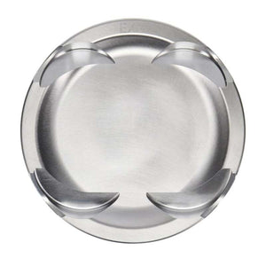 JE Pistons - Set of 4 Mitsubishi 4B11T 88.0mm Bore -8.2 Dish Asymmetrical FSR Pistons - Set of 4