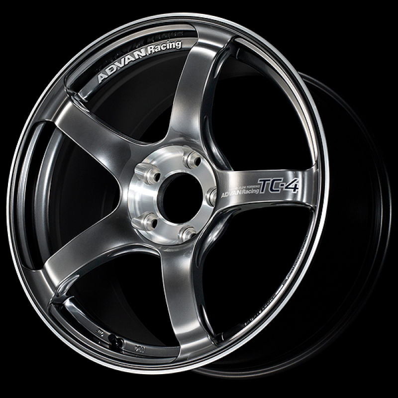 Advan TC-4 SE 18x9.0 / +53 Offset / 5x120 / 72.5mm Bore / Racing Hyper Black and Diamond Cut
