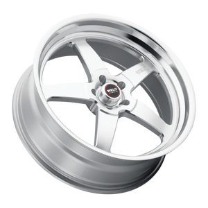 Weld Ventura Street 22x8.5 / 5x120.65 / 5 BS / 78.1 HB - Gloss Machined - Non-BL Wheel