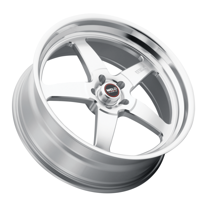 Weld Ventura Street 22x8.5 / 5x120.65 / 5 BS / 78.1 HB - Gloss Machined - Non-BL Wheel