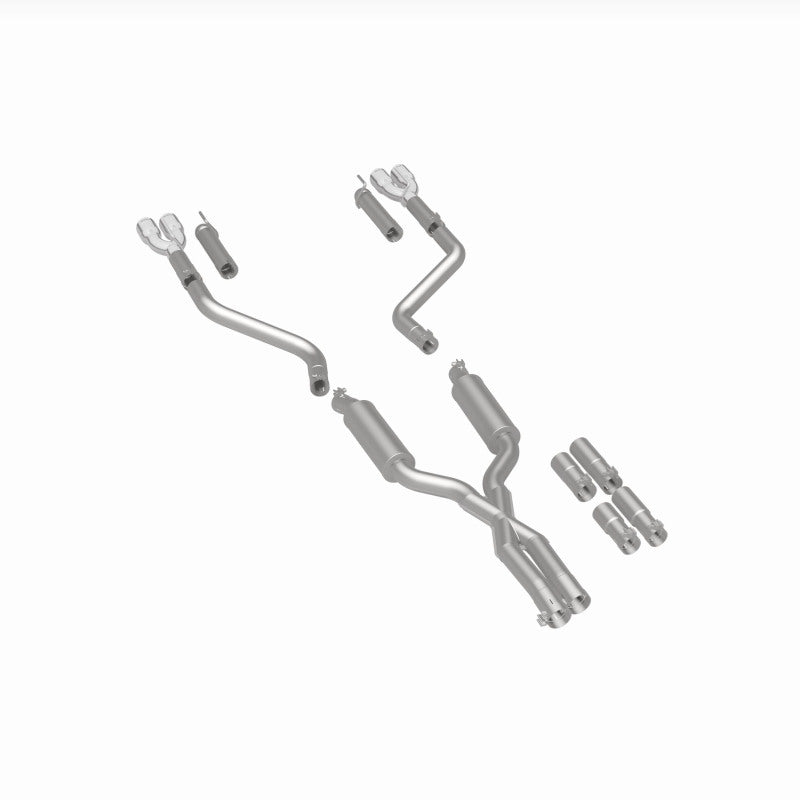 MagnaFlow 2017+ Dodge Challenger 409 SS Polished 3in Quad Tips Cat-Back Exhaust