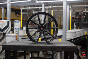 Vossen Forged Evo-2R - 19x8.5 - 5x120 - ET35 - GB - Gloss Black - C8 Stingray Fitment - Front