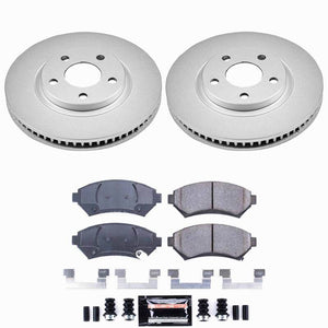 Power Stop 00-05 Buick LeSabre Front Z23 Coated Brake Kit