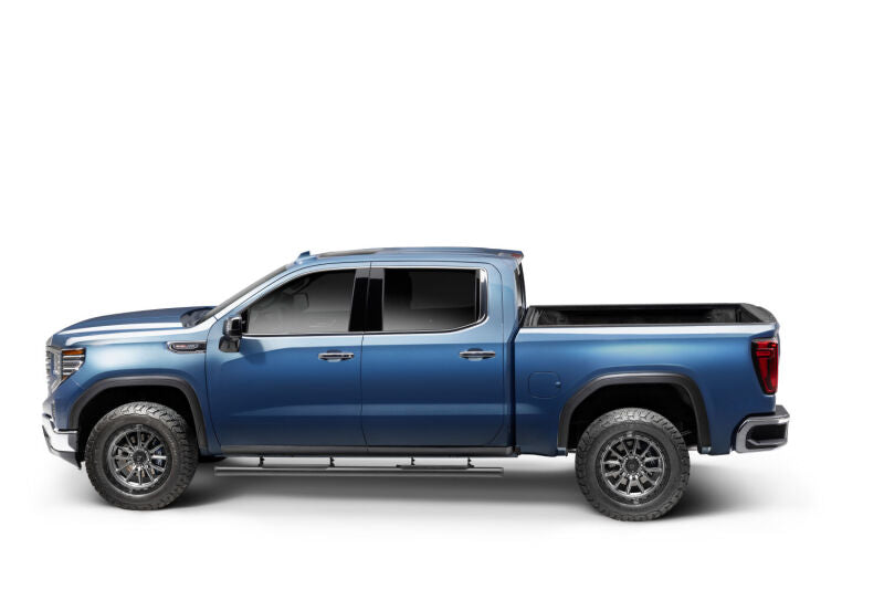 RealTruck 19-26 Chevy Silverado/GMC Sierra 1500 Crew Cab Traxio 3in Nerf Bars - Textured Black