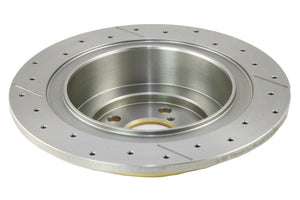 DBA 03-06 Subaru Baja Rear Street Series Drilled & Slotted Rotor w/Gold Hat