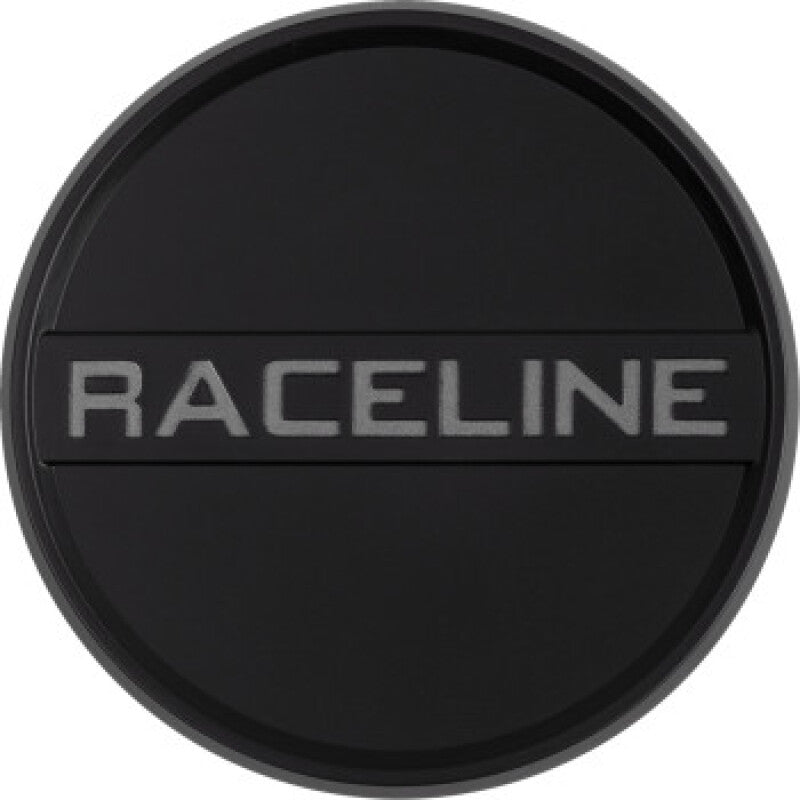 Raceline Center Cap - 4X137/156 - Satin Black w/Decal Pack