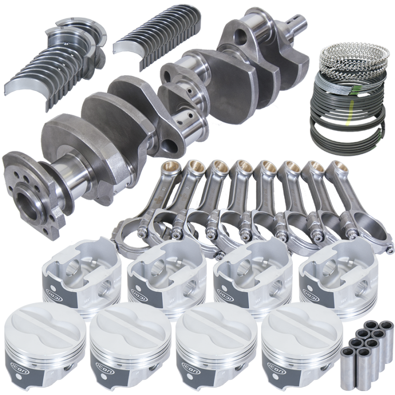 Eagle Chevy 350 3.750in Int Balance Crank 5.700in I-Beam Rod -10cc 4.060in Pistons Rotating Assembly