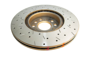 DBA 06-08 Audi A3 / 10/06+ TT / 10/04-10 VW Golf Front Drilled & Slotted 4000 Series Rotor