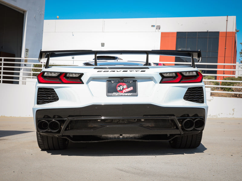 AFe MACH Force-Xp 304 Stainless Steel Cat-Back Exhaust Black 2020 Chevrolet Corvette C8