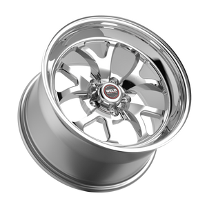 Weld S76 17x8 / 5x120.65 / 4.5 BS / 3.18 HB - Polished Center - Polished Shell - Non-BL Wheel