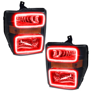 Oracle 08-10 Ford F250/350 LED HL - Black - ColorSHIFT w/o Controller
