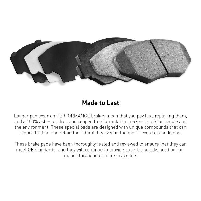 R1 06-13 Lexus IS250 Rear Performance Sport Pads & Hardware Kit